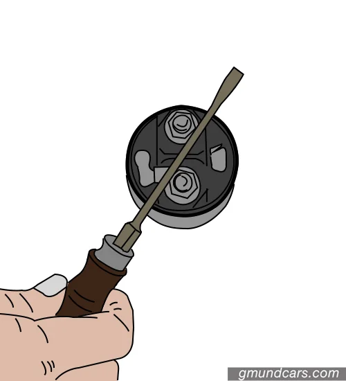 how to bypass starter solenoid with screwdriver