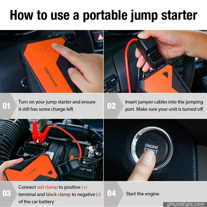 how to use jump starter