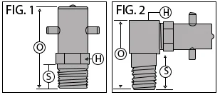 pin type grease fittings