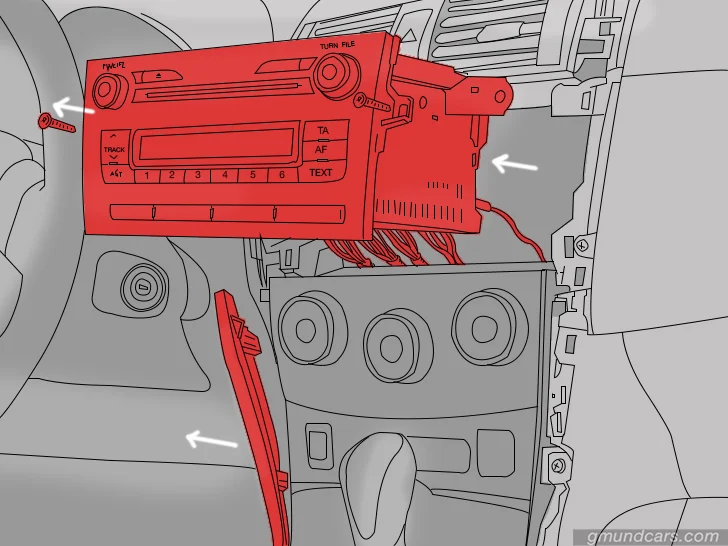 remove the head unit