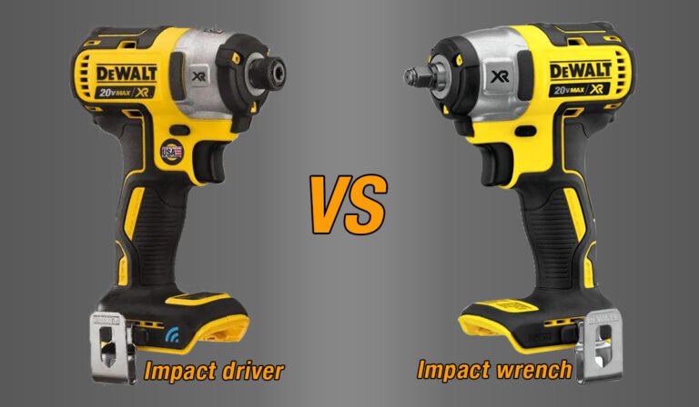 impact driver vs. impact wrench