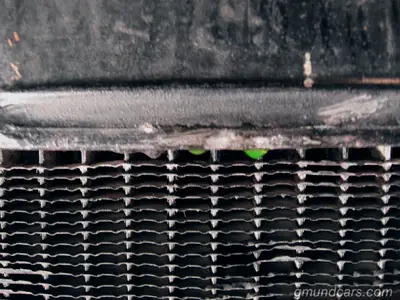 A radiator is leaking cooant