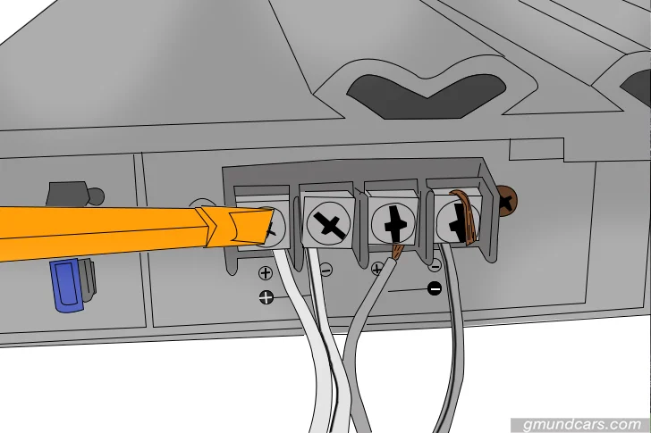 connect speaker wires