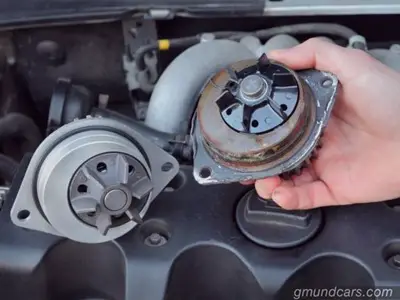 a water pump leak