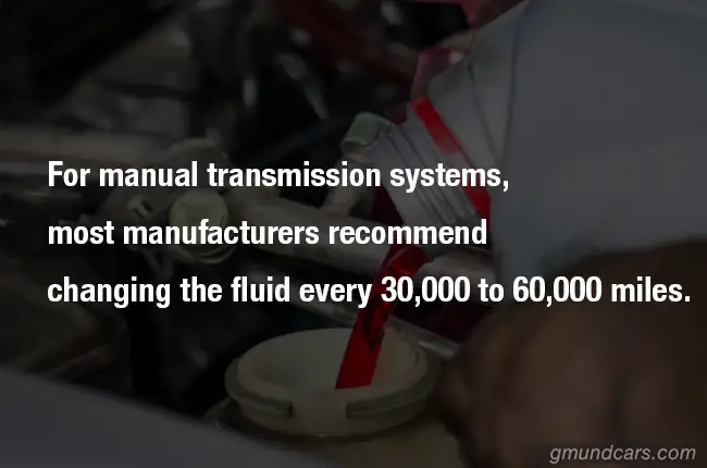 How often to change manual transmission fluid