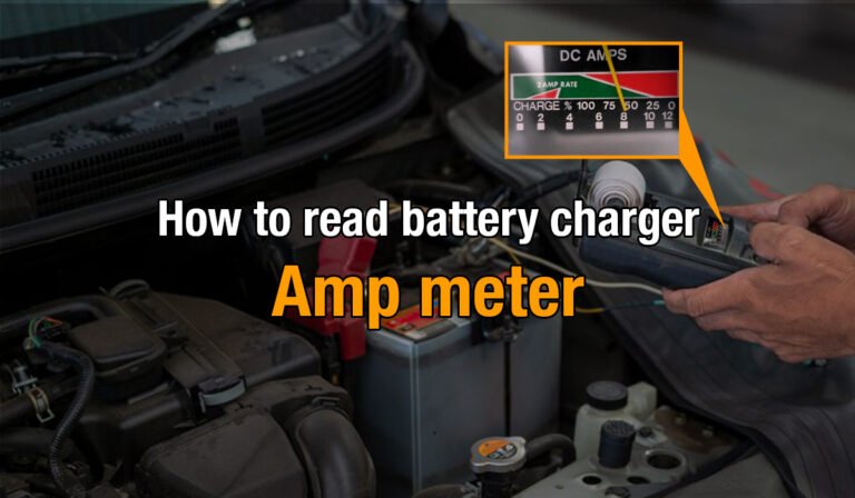 how to read battery charger amp meter