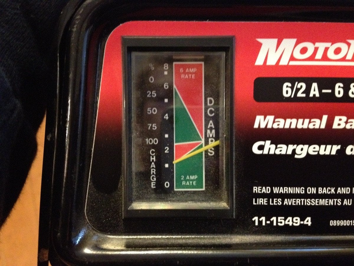 How to read battery charger amp meter Gmund Cars