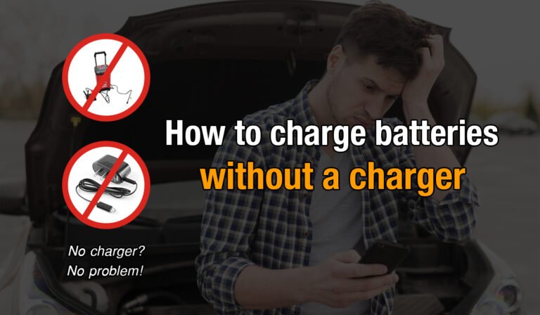 how to charge battery without charger