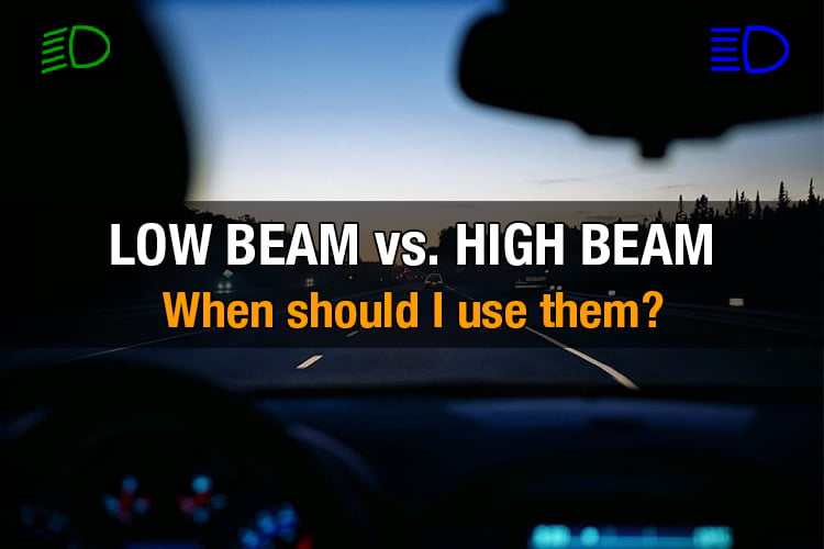low beam vs high beam