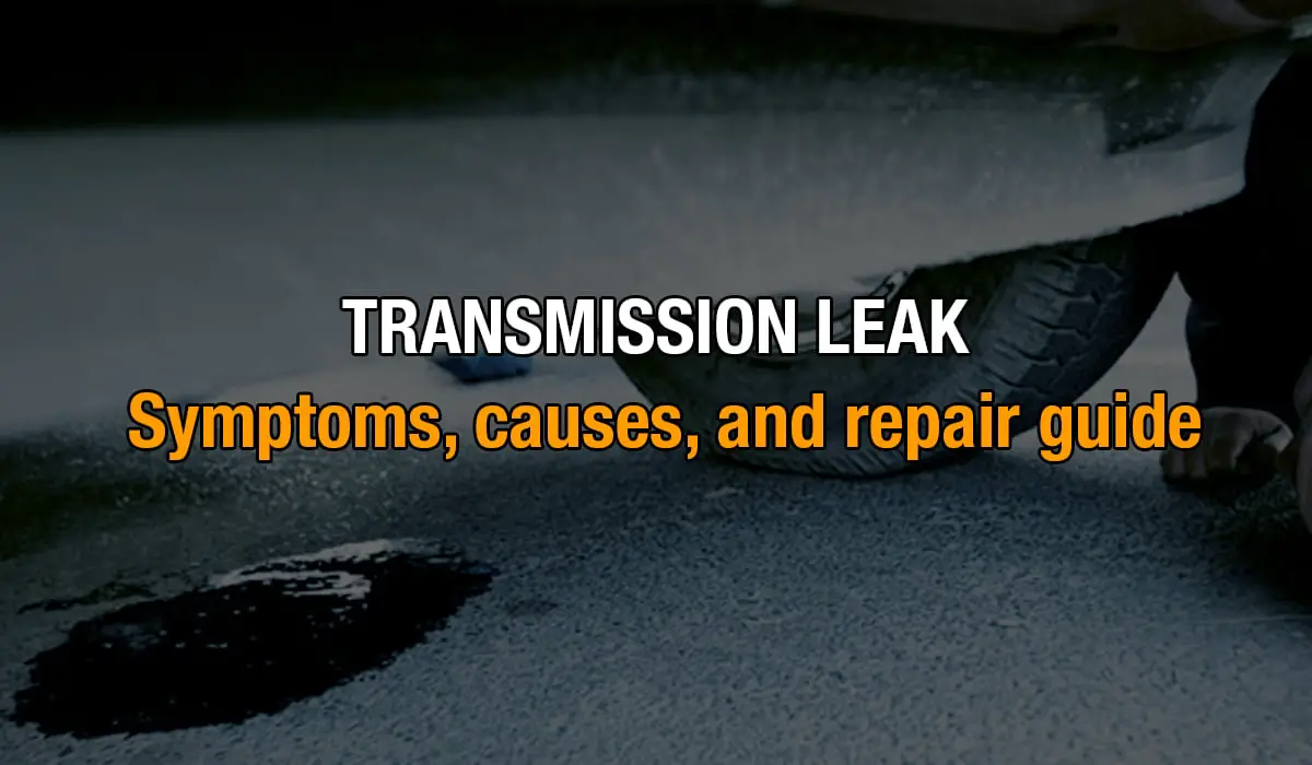 Transmission leak