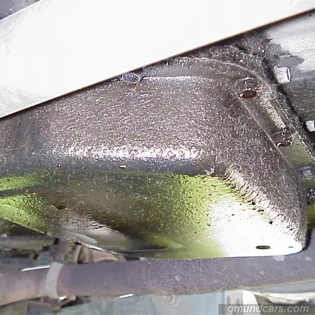 Transmission pan leaking fluid