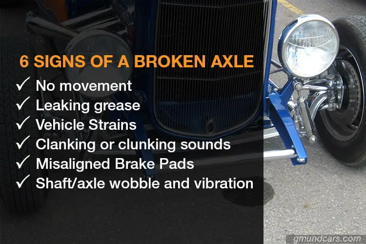 Signs of A Broken Axle