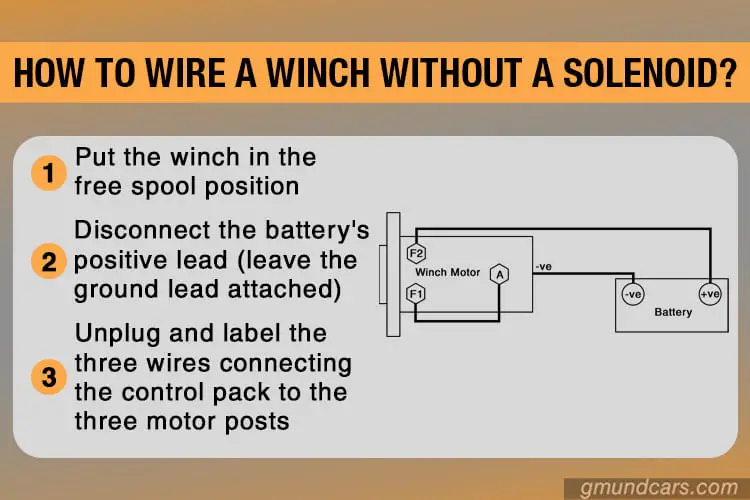 How to wire a winch without a solenoid