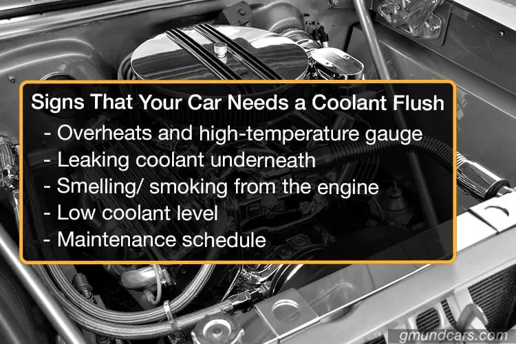 Signs that car need a radiator flush
