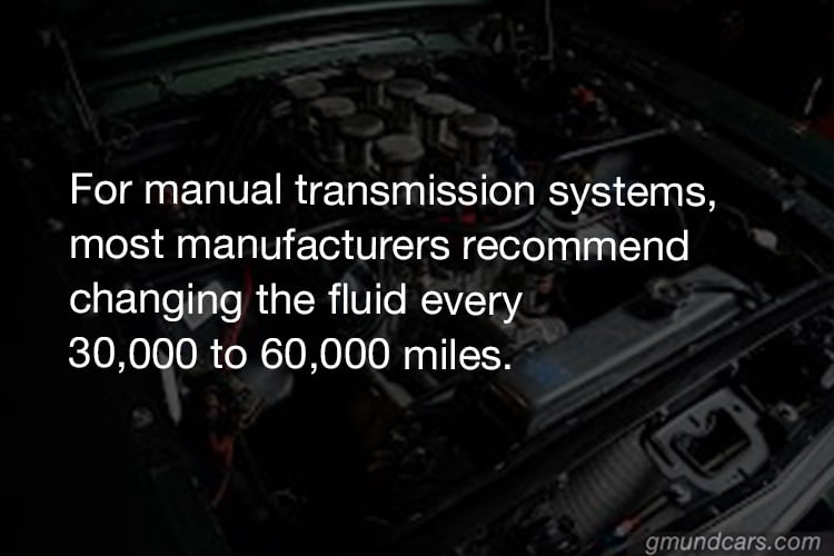 How often to change manual transmission fluid