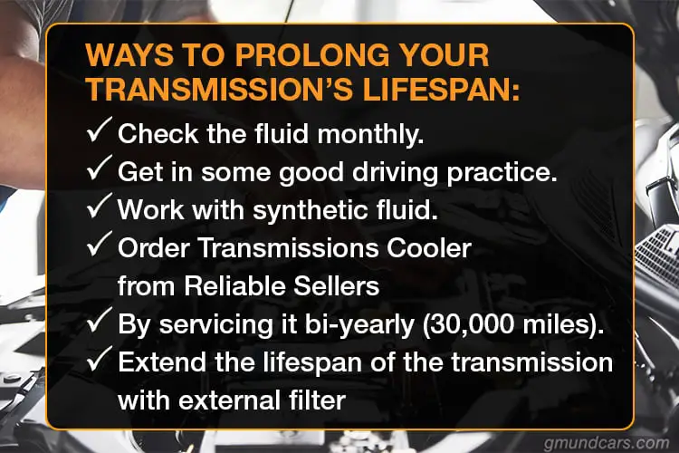 Ways to prolong transmission's lifespan