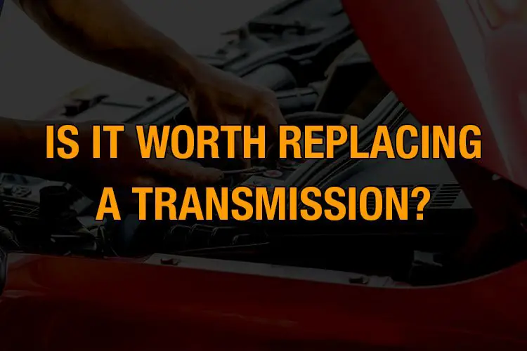 replacing a transmission