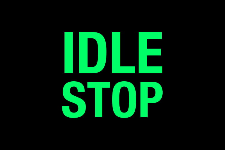 Idling Stop Indicator