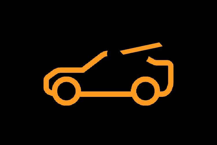 Sunroof open indicator