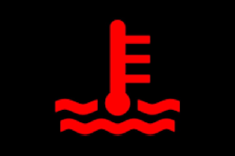 Coolant temperature indicator