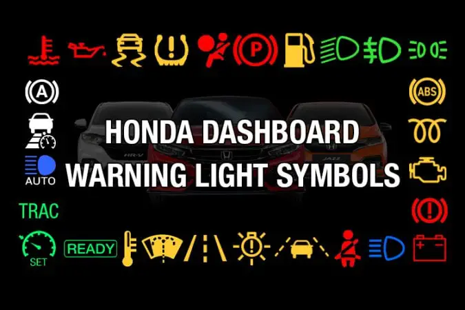 Honda dashboard warning light symbols