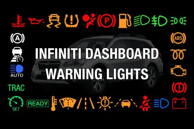 Infiniti dashboard warning lights