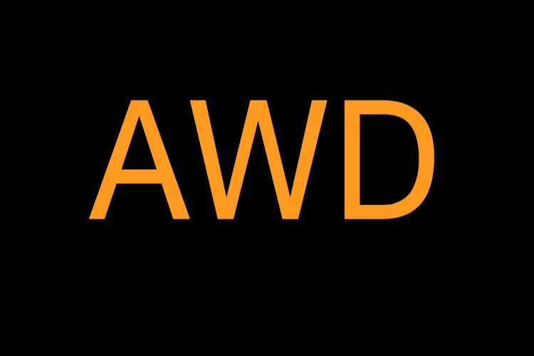 All wheel drive trouble indicator