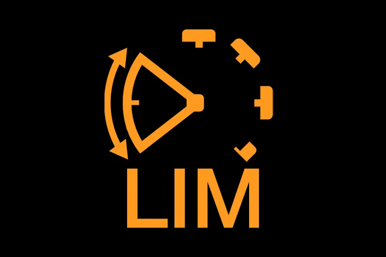Automatic/active speed limiter or malfunction indicator