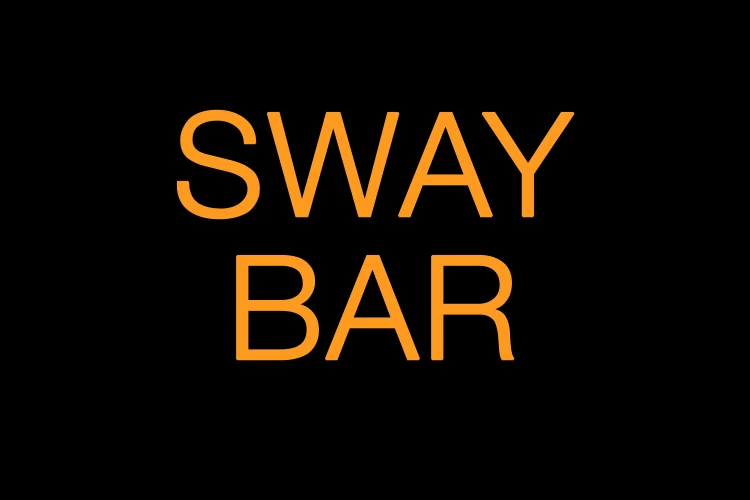 Sway bar disconnected indicator