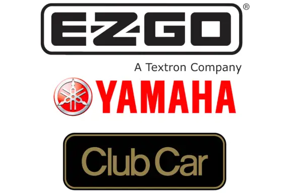 e-z-go yamaha and club car logos to illustrate my favorite trusted golf cart brands