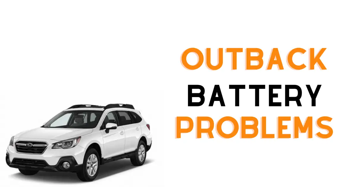 A Subaru Outback in the shop having a battery replacement