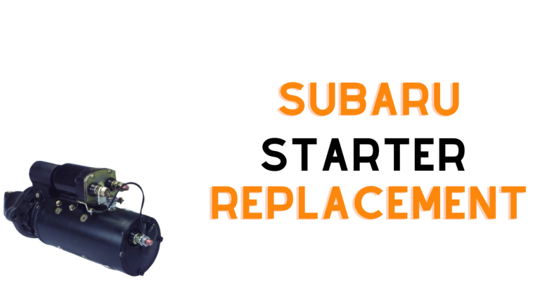 An example of a new Subaru starter