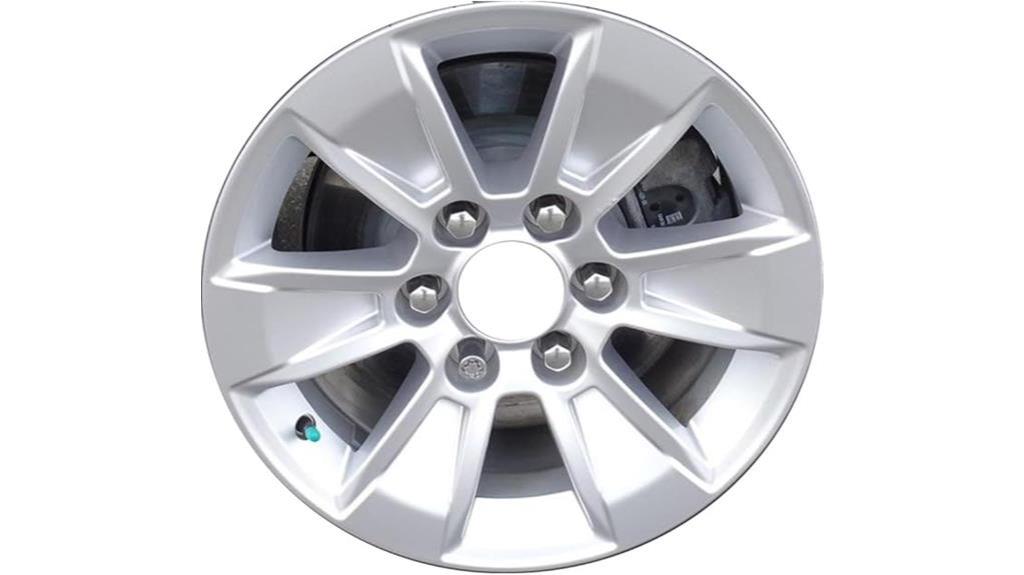 17 inch silver alloy rim