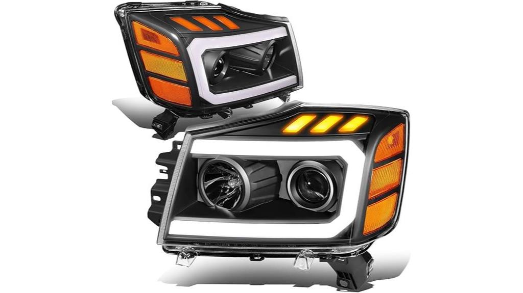 3d led headlights nissan