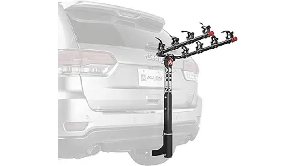 4 bike hitch mount rack