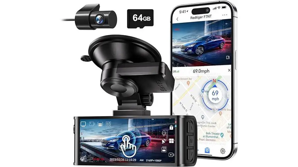 4k dual dash cam