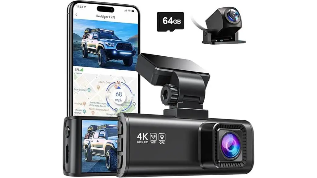 4k dual dash cam