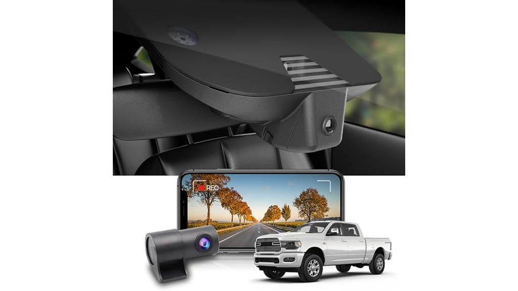 4k front 1080p rear dash cam