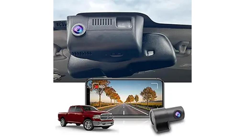 4k front 1080p rear dash cam