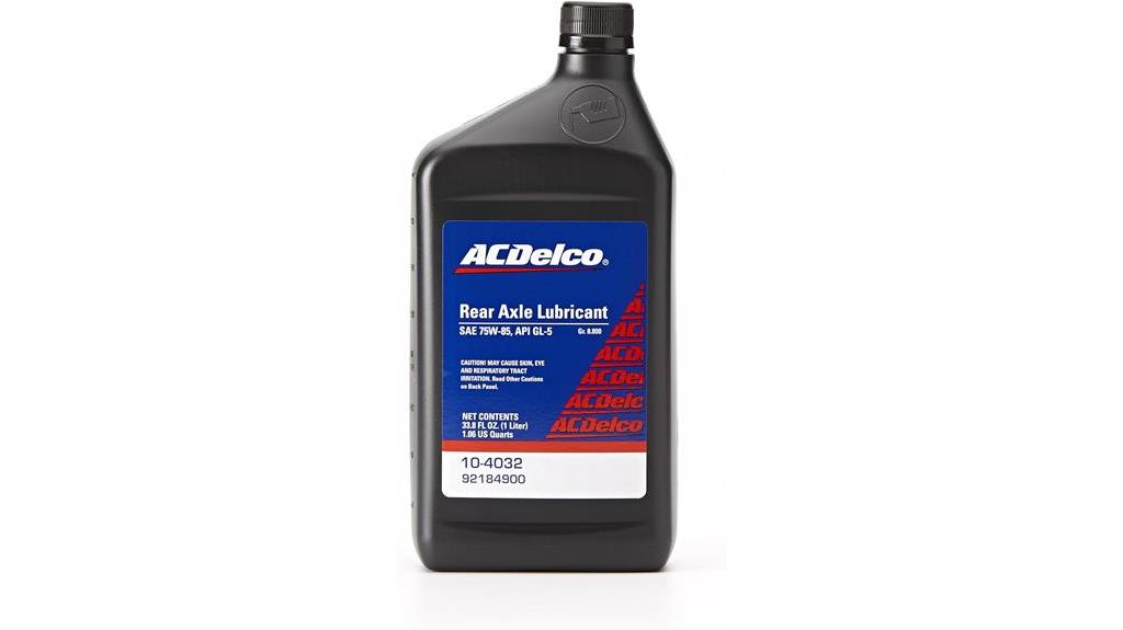 acdelco 75w 85 gear oil