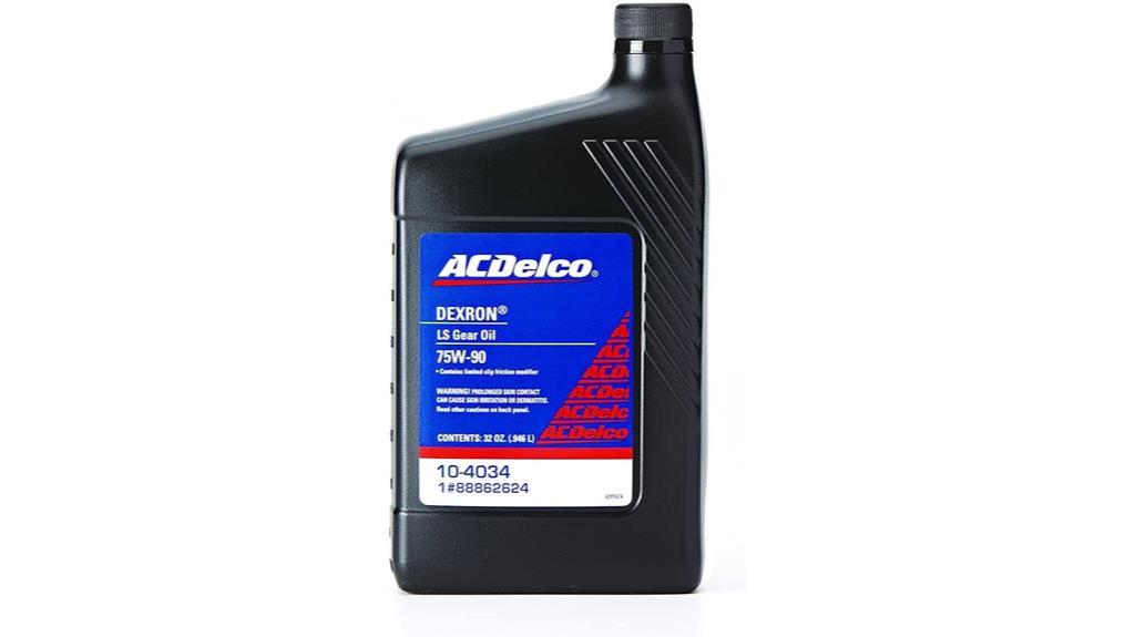 acdelco 75w 90 gear oil