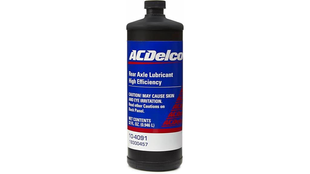 acdelco rear axle lubricant