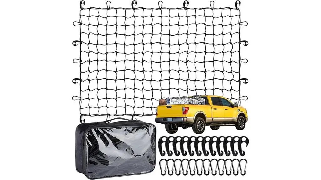 adjustable pickup cargo net