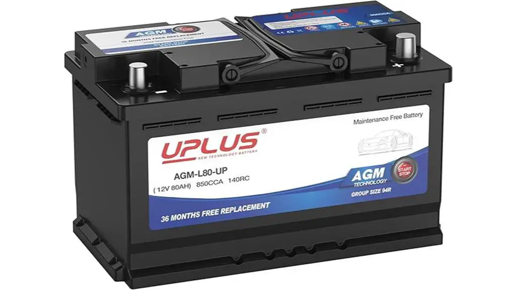 agm maintenance free battery