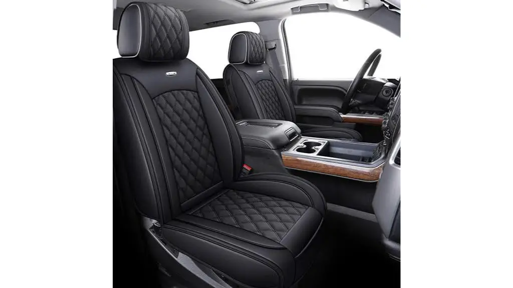 aierxuan black truck seat covers