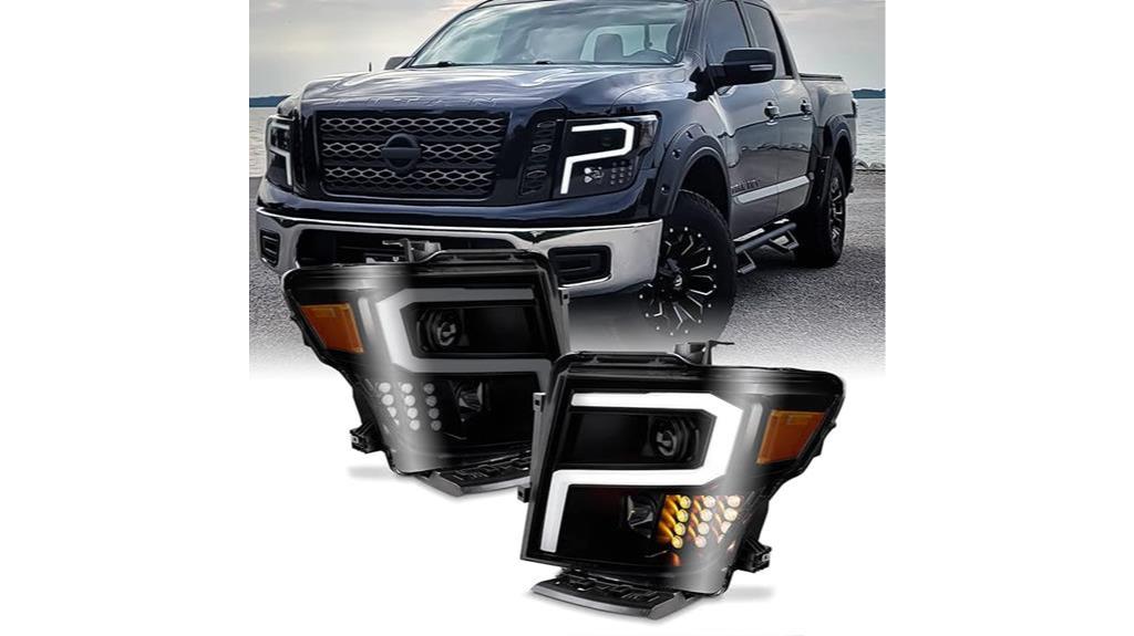 akkon nissan titan projector headlights