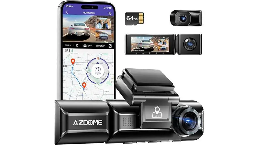 azdome m550 dash cam