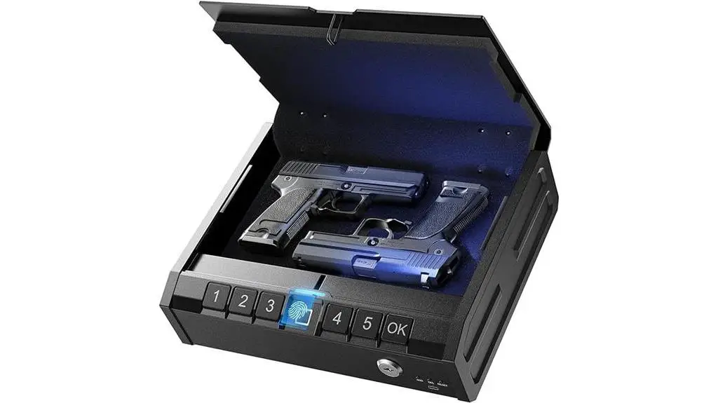 biometric fingerprint gun safe