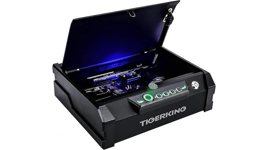 biometric pistol gun safe