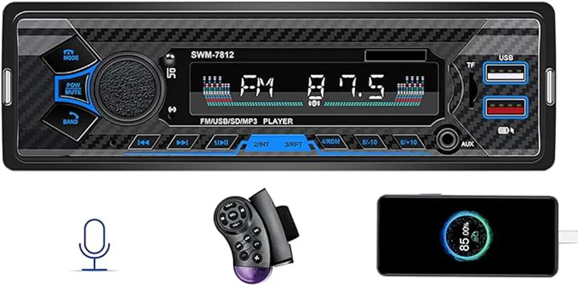 bluetooth car stereo system